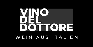 VINO DEL DOTTORE Weiß auf Schwarz.png