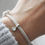 Thumbnail: Blue Topaz Cotton Cord Bracelet