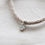 Thumbnail: Blue Topaz Cotton Cord Bracelet