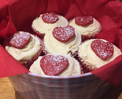 Cuttermoon Heart Cakes on arrival