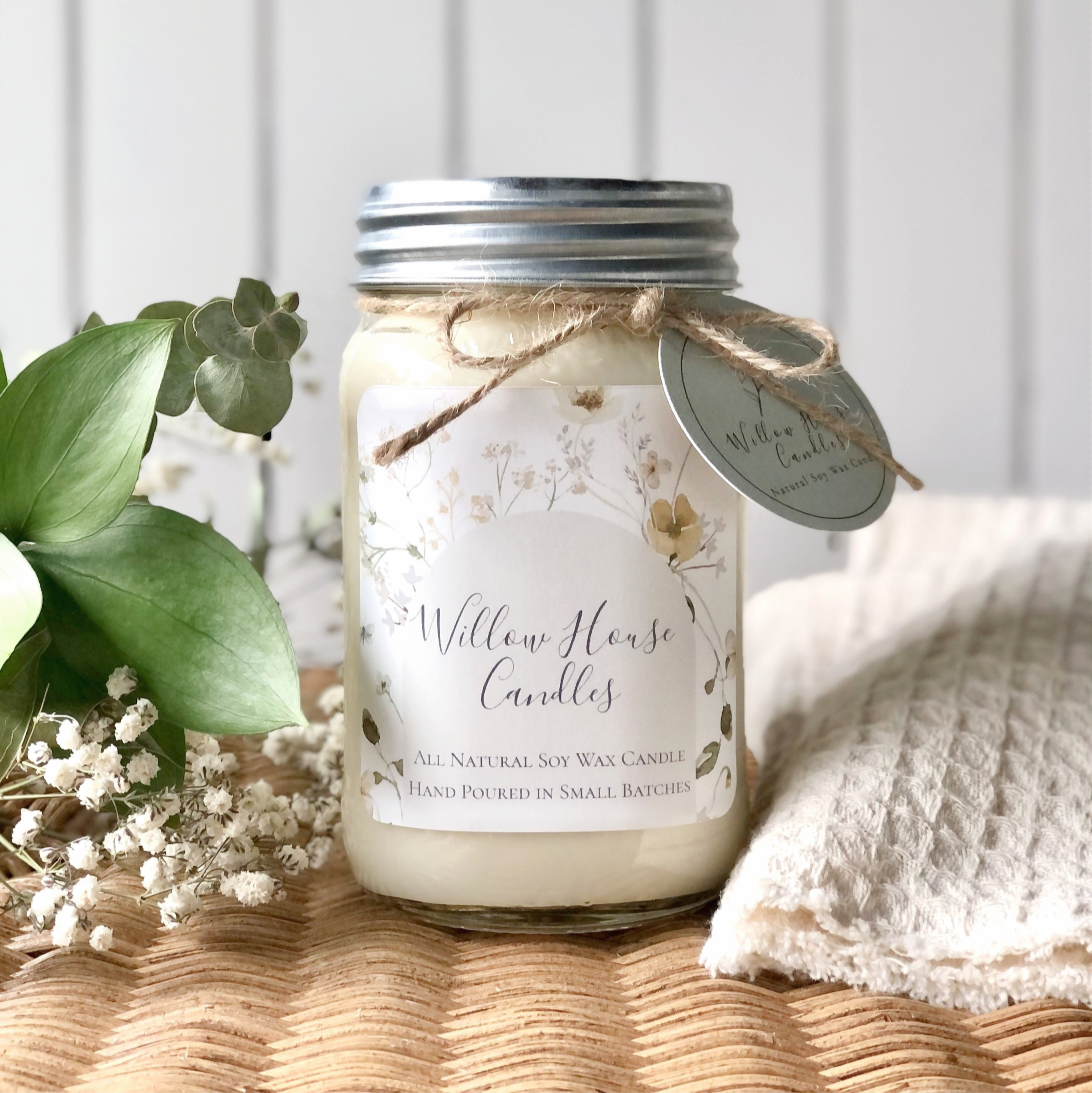 16 oz. Mason Jar w/ Galvanized Lid