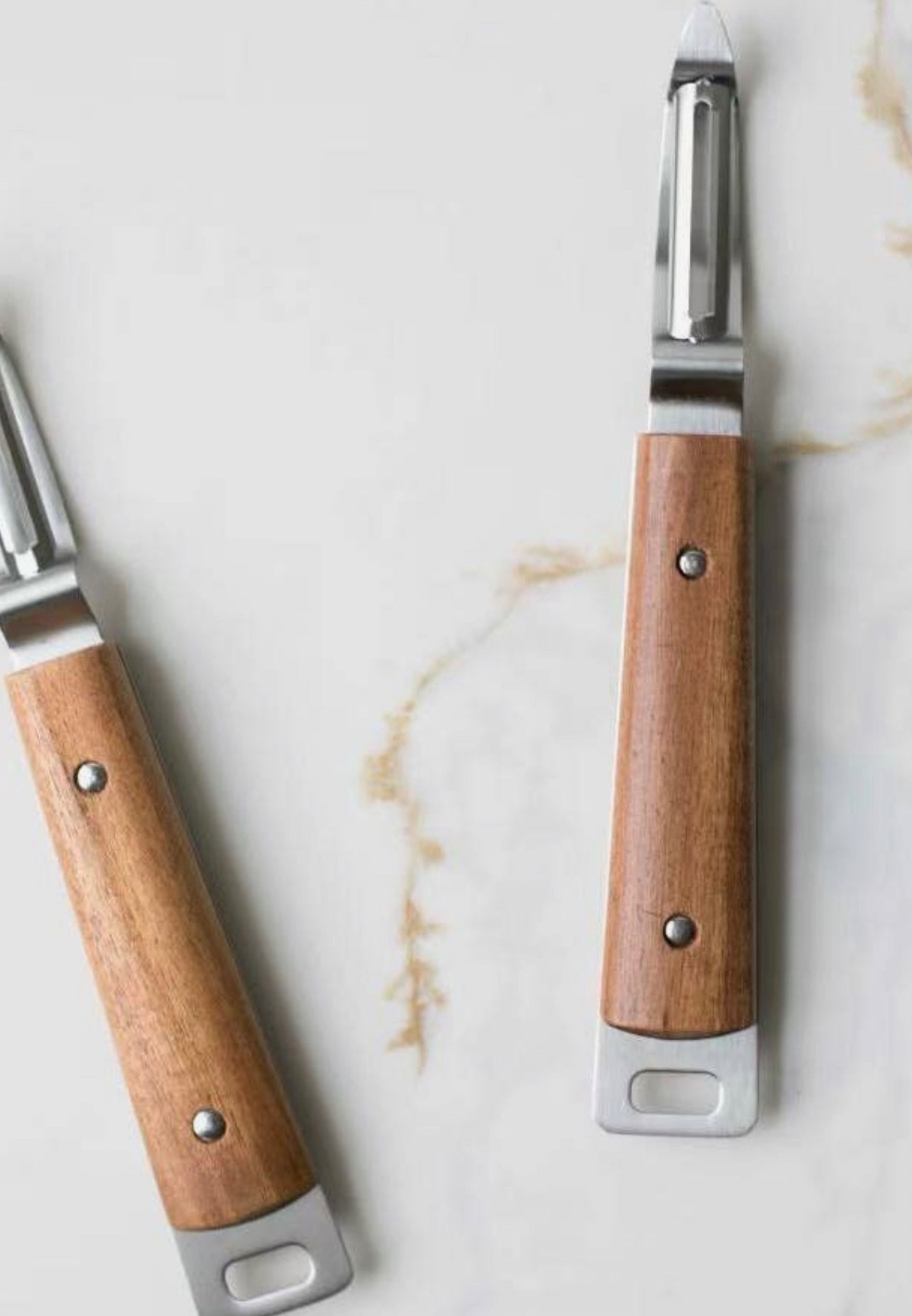 Heirloom Wooden Handled Peeler