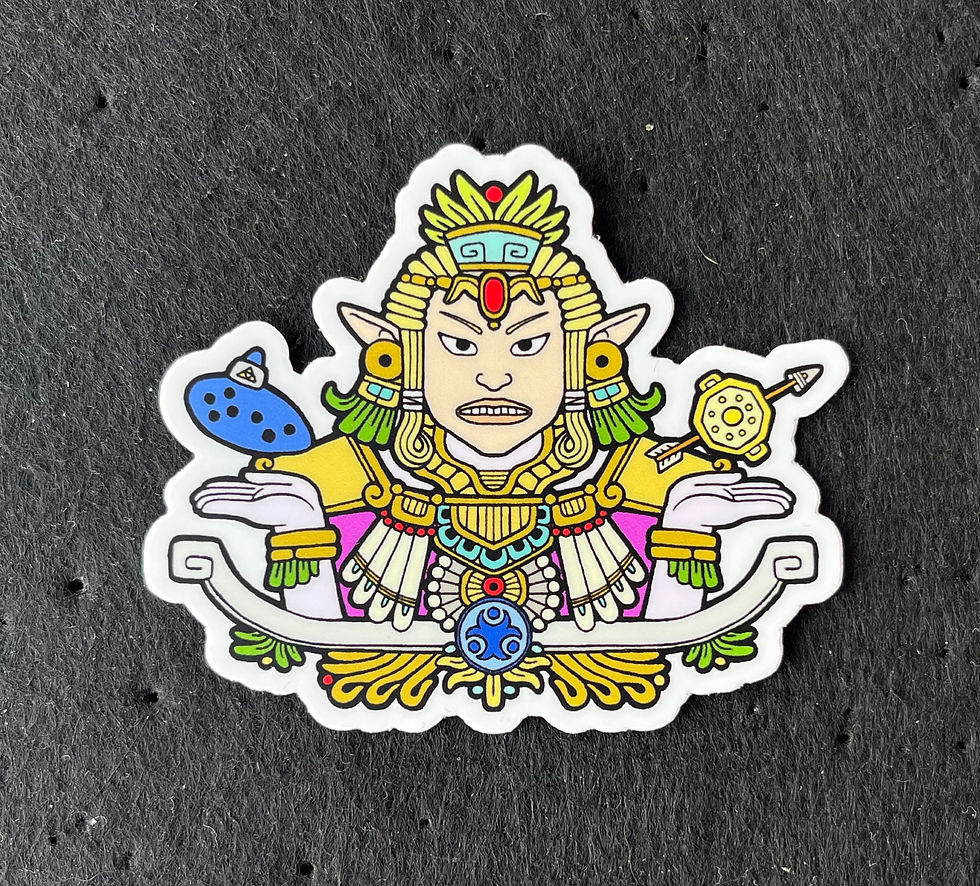 Thumbnail: Aztec Zelda vinyl sticker