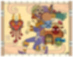 mayan aztec majoras mask art print