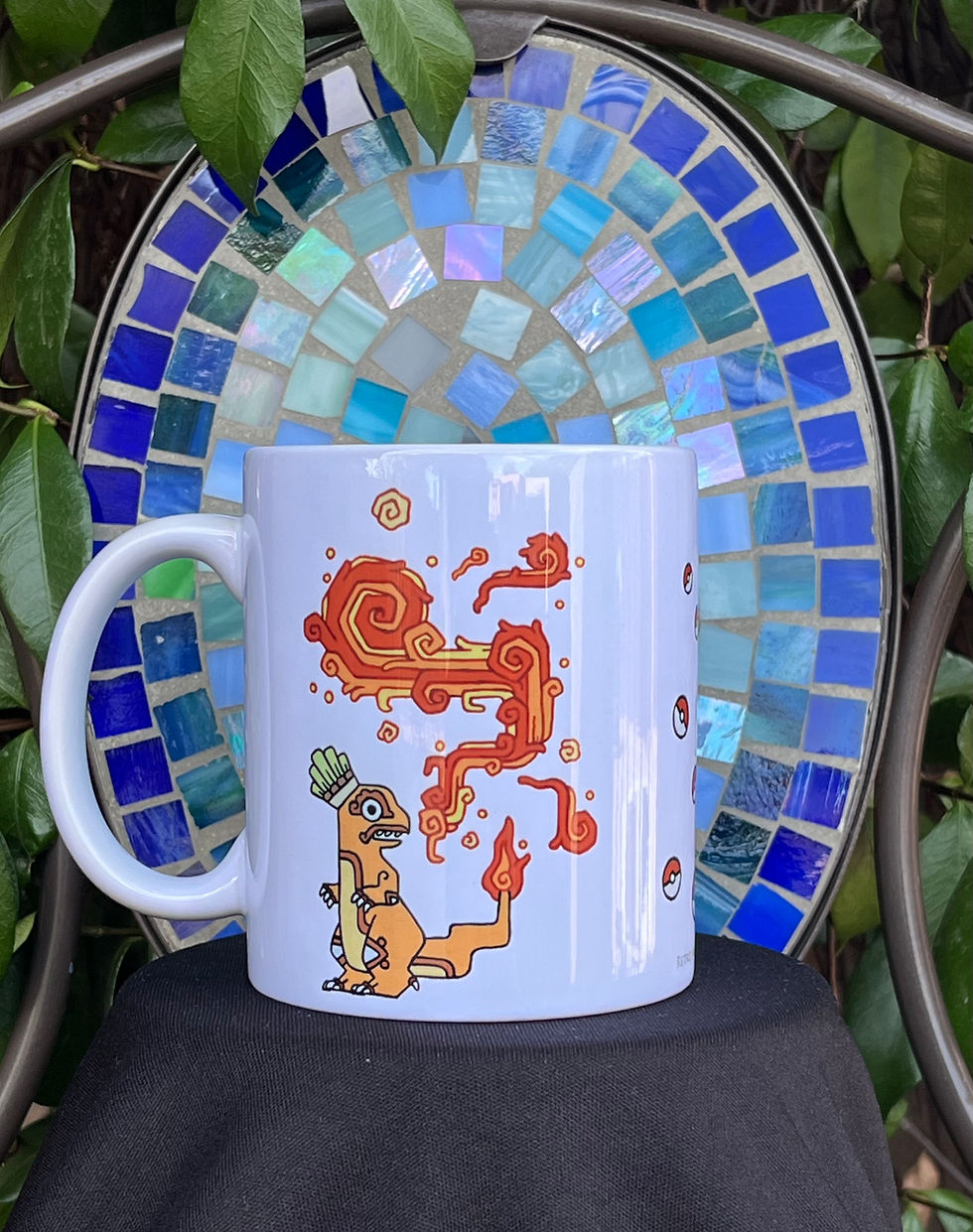 Thumbnail: Mayan Aztec Charmander coffee mug