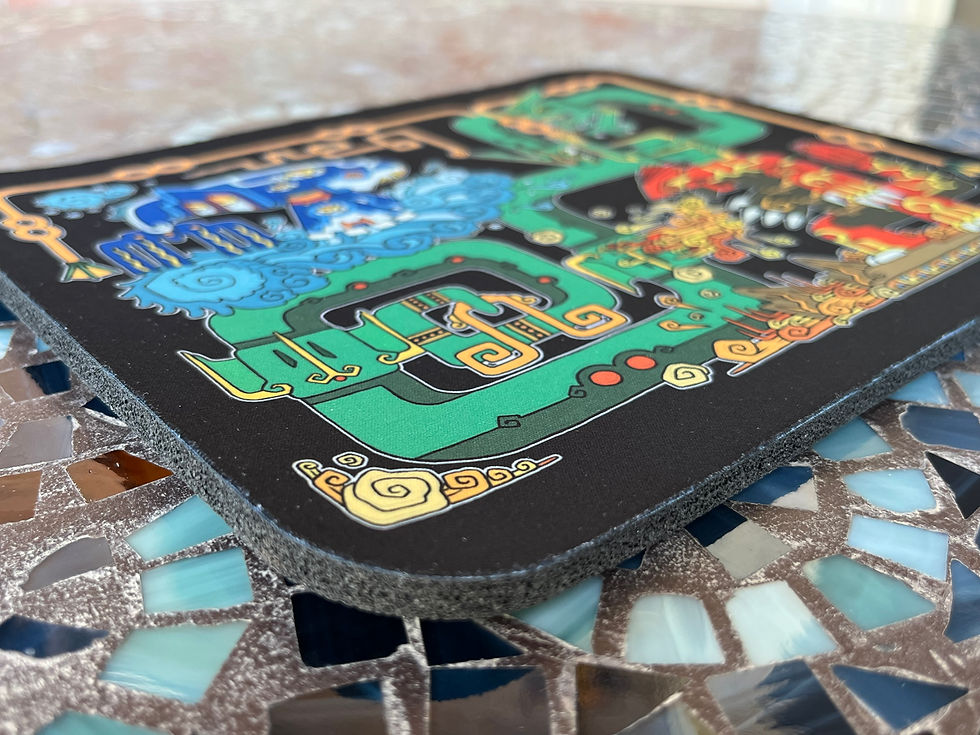 Thumbnail: Mayan Aztec Legendary Pokemon Trio mousepad