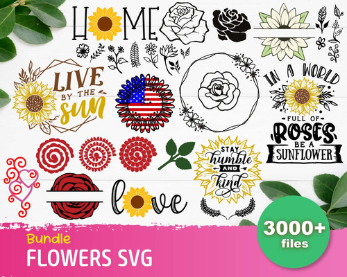 Download Svg Bundle 3000 Flowers Designs Panda Svg Yellowimages Mockups