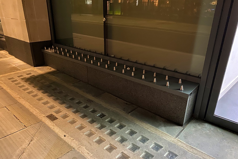 Hostile Architecture's Grip on UK Streets