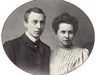 Sergei Rachmaninoff and Natalia Satin