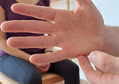 Paume main relaxation Yoga