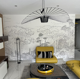 Un panoramique blanc et noir