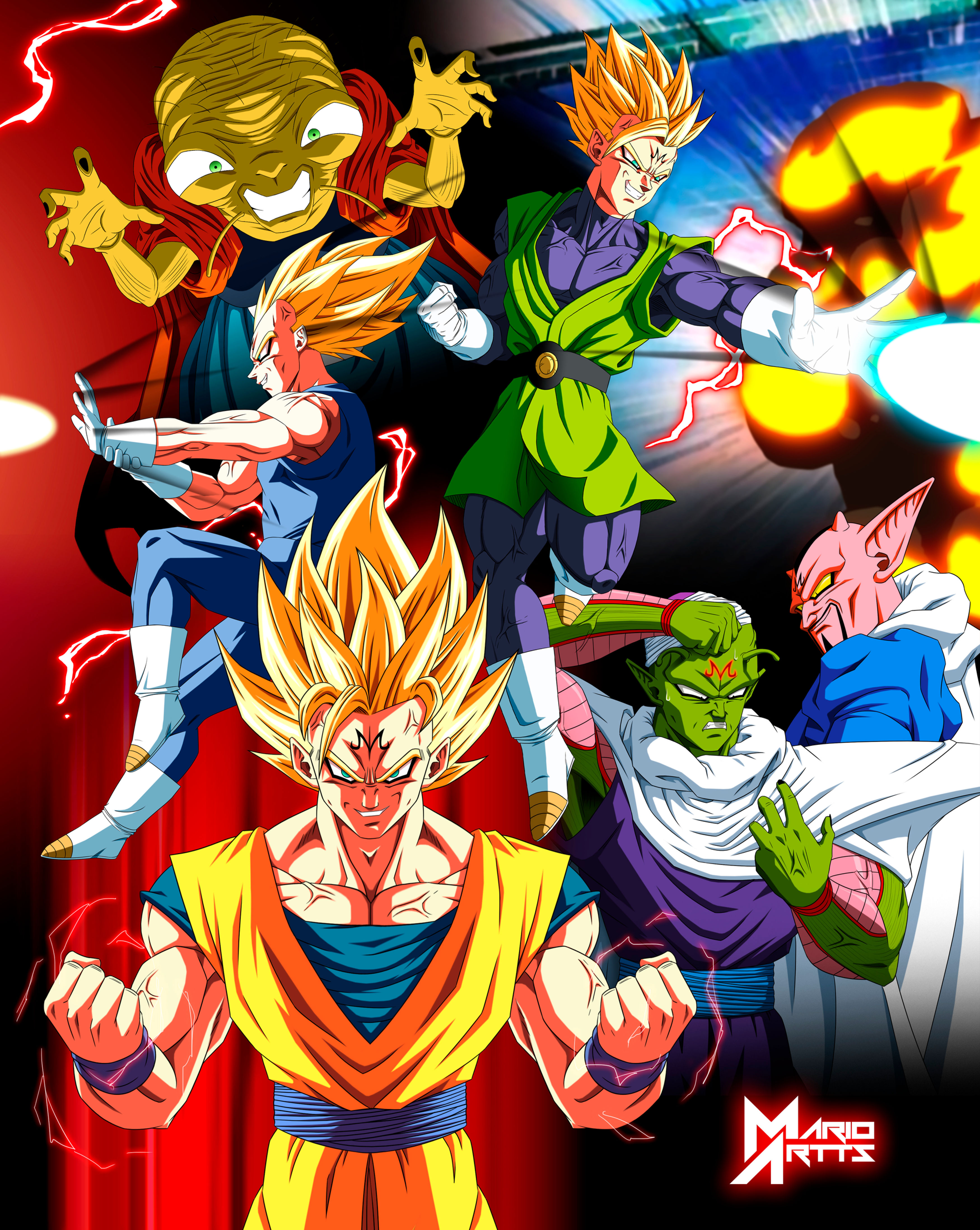 El Dominio de Babidi: Los Guerreros Majin