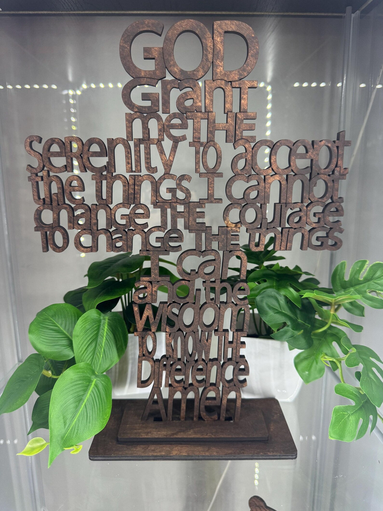 Serenity Prayer Cross