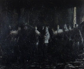 Jarik Jongman-'In dust and ashes I repent' (2) 160 x 200 cm 2009