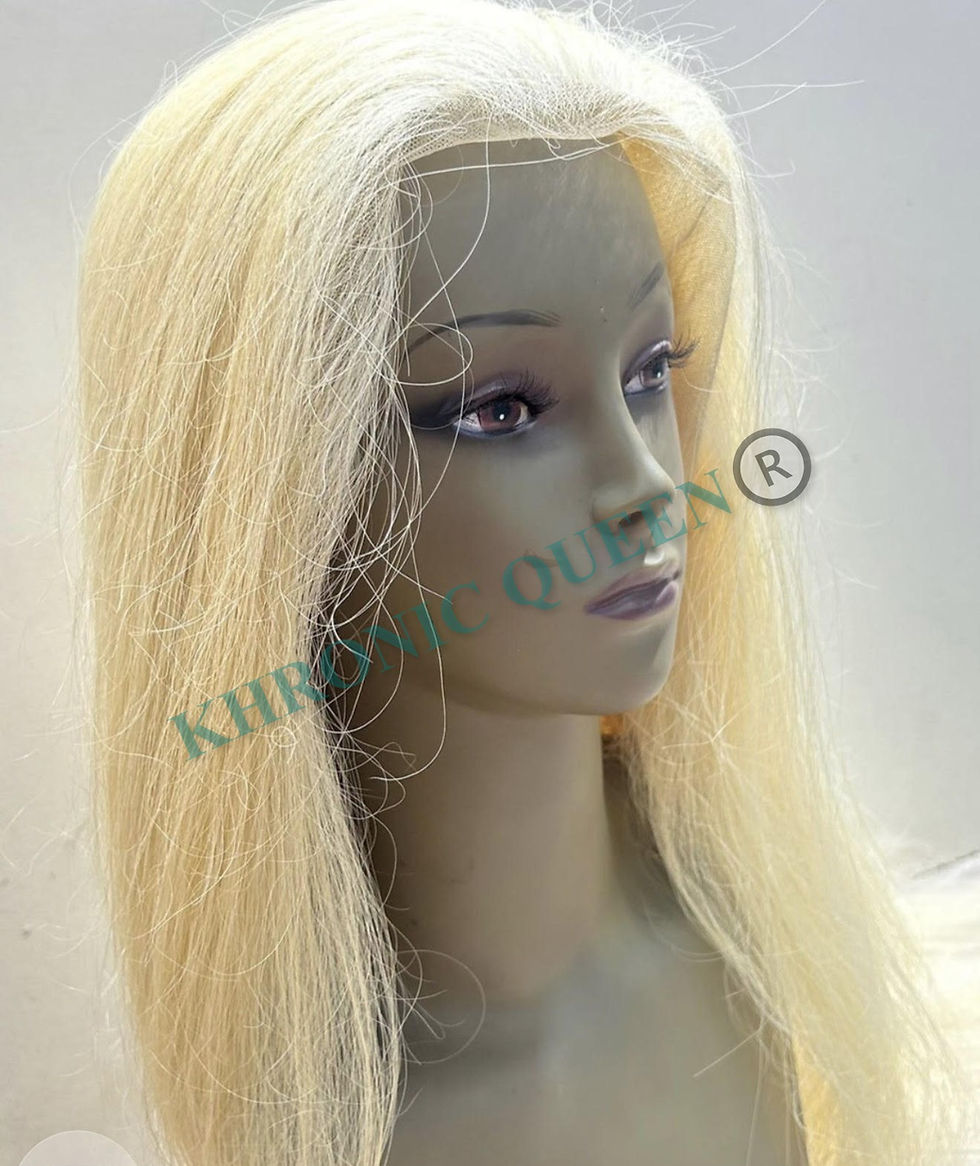 Thumbnail: KHRONIC QUEEN ®️ BLONDE STRAIGHT FRONTALS – RAW INDIAN HAIR