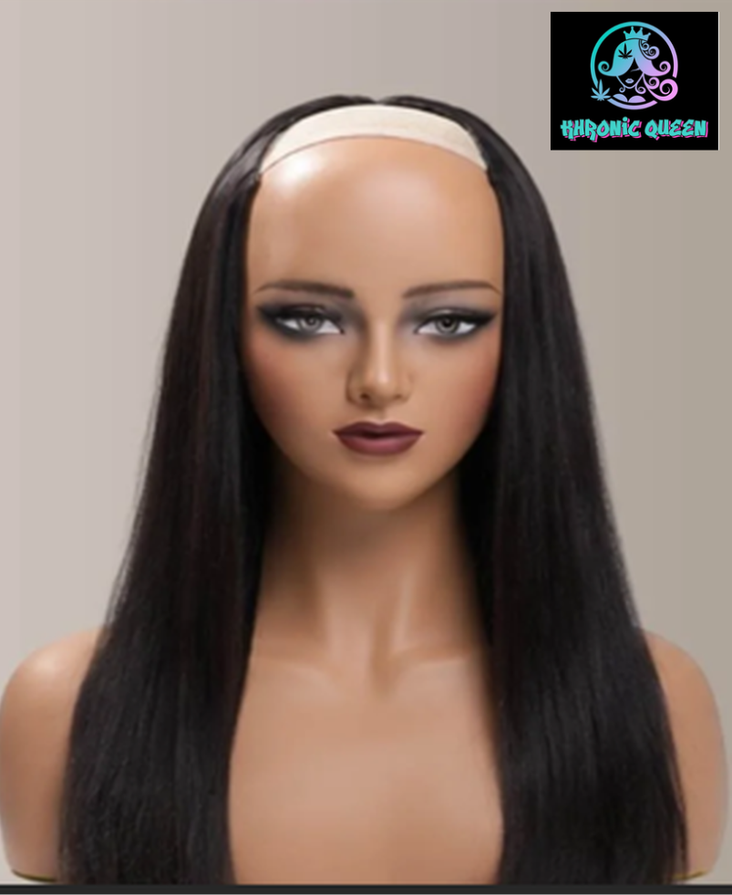 KHRONIC QUEEN ®️ RAW INDIAN NATURAL STRAIGHT U-PART - RAW INDIAN HAIR
