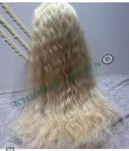 Thumbnail: KHRONIC QUEEN ®️ BLONDE WAVY WIG – RAW INDIAN HAIR