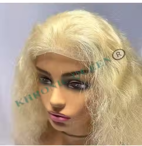 Thumbnail: KHRONIC QUEEN ®️ BLONDE WAVY WIG – RAW INDIAN HAIR