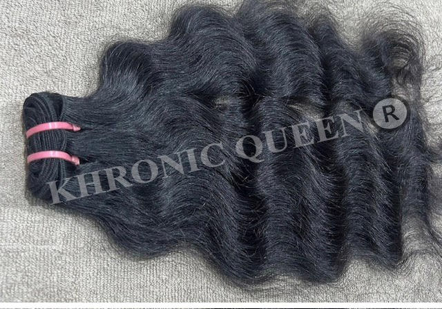 Miniatura: KHRONIC QUEEN ®️ RAW INDIAN NATURAL WAVY BUNDLE - RAW INDIAN HAIR