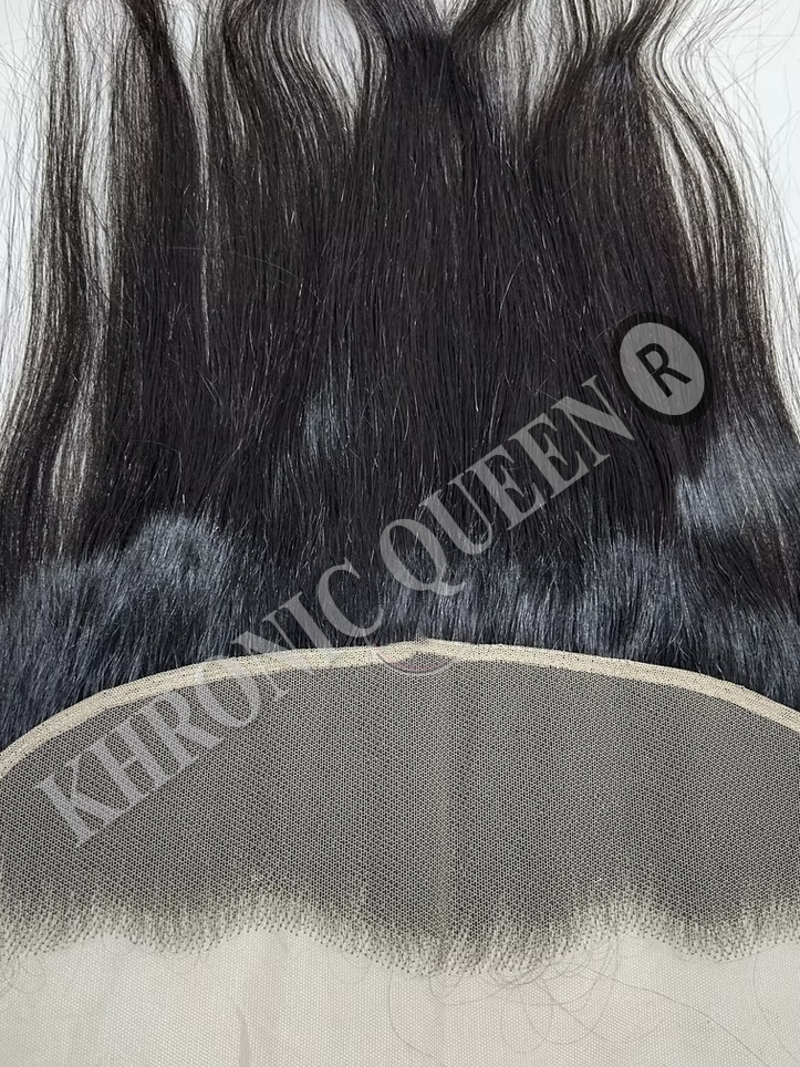 Thumbnail: KHRONIC QUEEN ®️ NATURAL STRAIGHT FRONTALS – RAW INDIAN HAIR