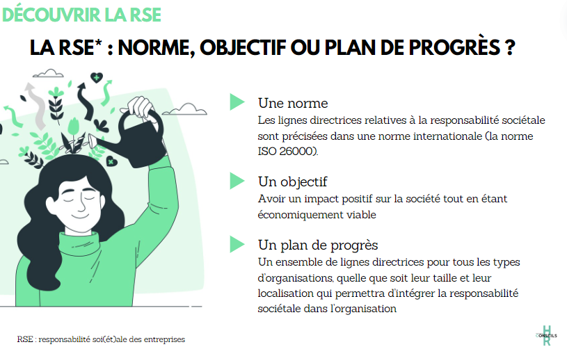 la RSE : norme, objectif ou plan de progrès