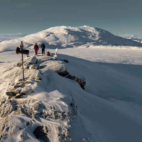 Holmøyskaregga 1064 moh & Glitteregga 1297 moh