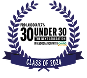 Wreath with a banner reading Class of 2024