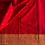 Thumbnail: Ferrari Red with designer Meenakari woven borders, rich pallu and blouse 