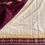 Thumbnail: Onam Edit • Dove white with dark maroon jute tussar with Patola rich pallu