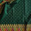 Thumbnail: Enchanting Emerald green designer jute tussar wit meenakari borders & rich pallu