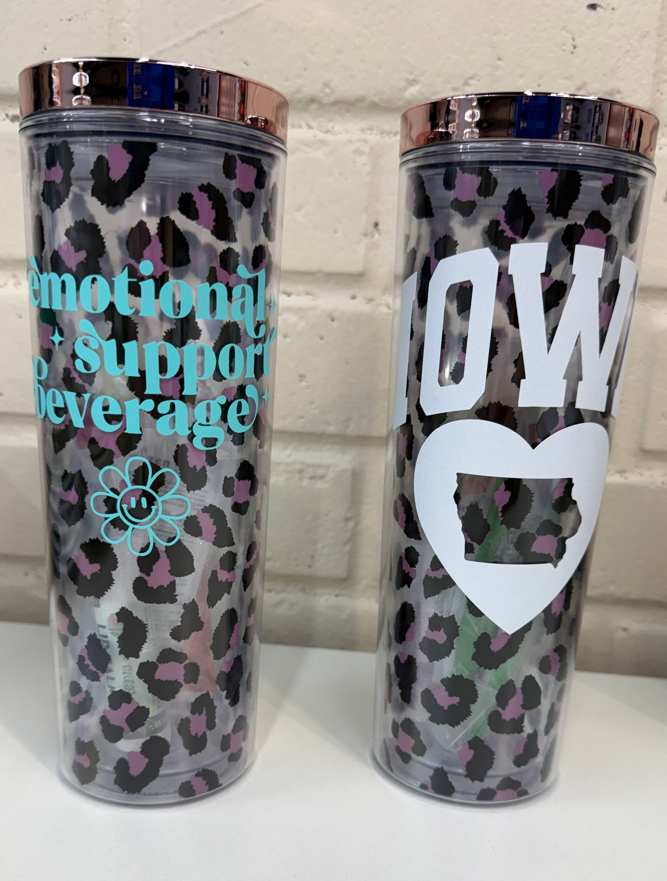 Acrylic tumbler with surprise inside!