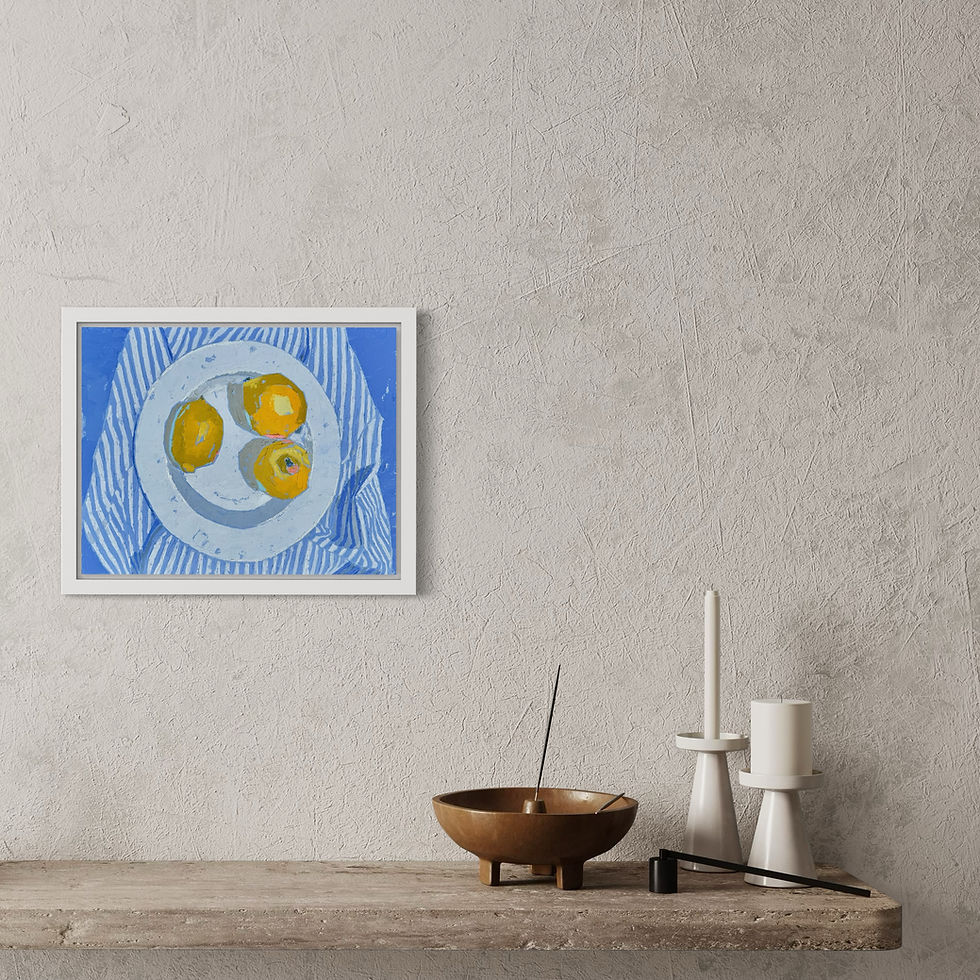 Thumbnail: Lemons on French Aquamrine