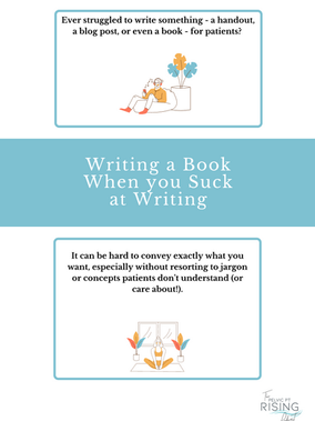 Writing a Book When you Suck at Writing