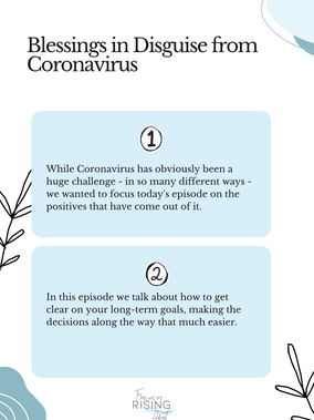 Blessings in Disguise from Coronavirus