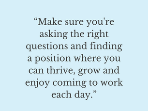 Beyond Compensation: Finding the Right Job