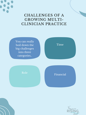 Challenges of a Growing Multi-Clinician Practice