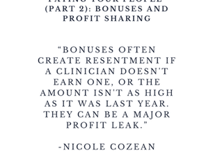 Paying Your People (Part 2): Bonuses and Profit Sharing