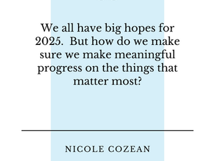 Set Goals for 2025 the Right Way (+ Word of the Year!)