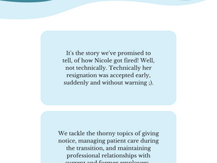 How Nicole Got Fired (And How to Leave a Job Gracefully)