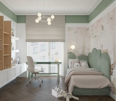 Wnętrze modern classic z kolorem | NEG DESIGN Natalia Grzywacz