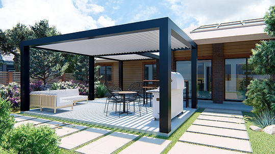 Patio Cover - Louvered Roof