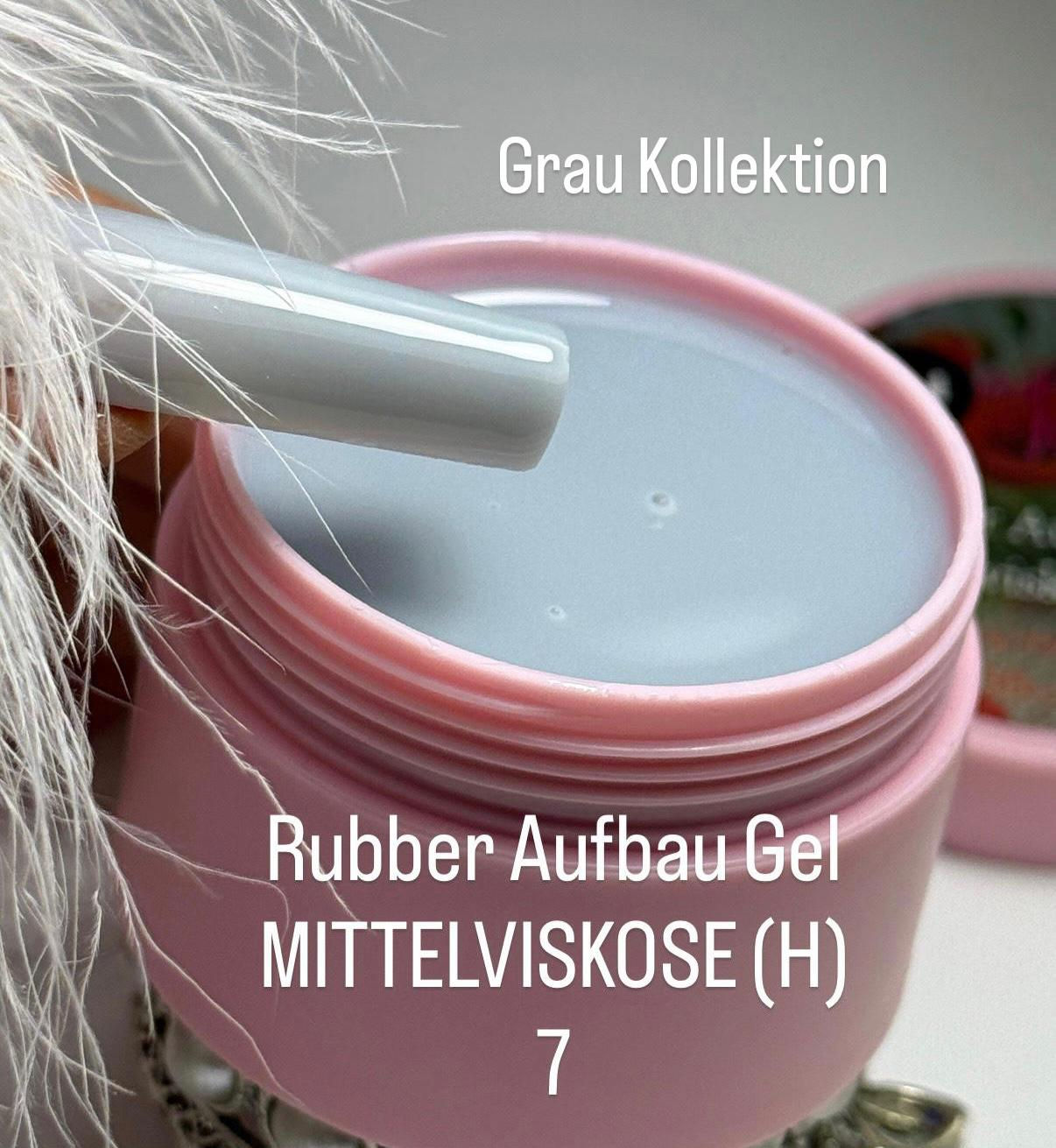 RUBBER AUFBAU GEL MITTELVISKOSE (H) NO.7 (grau Kollektion)