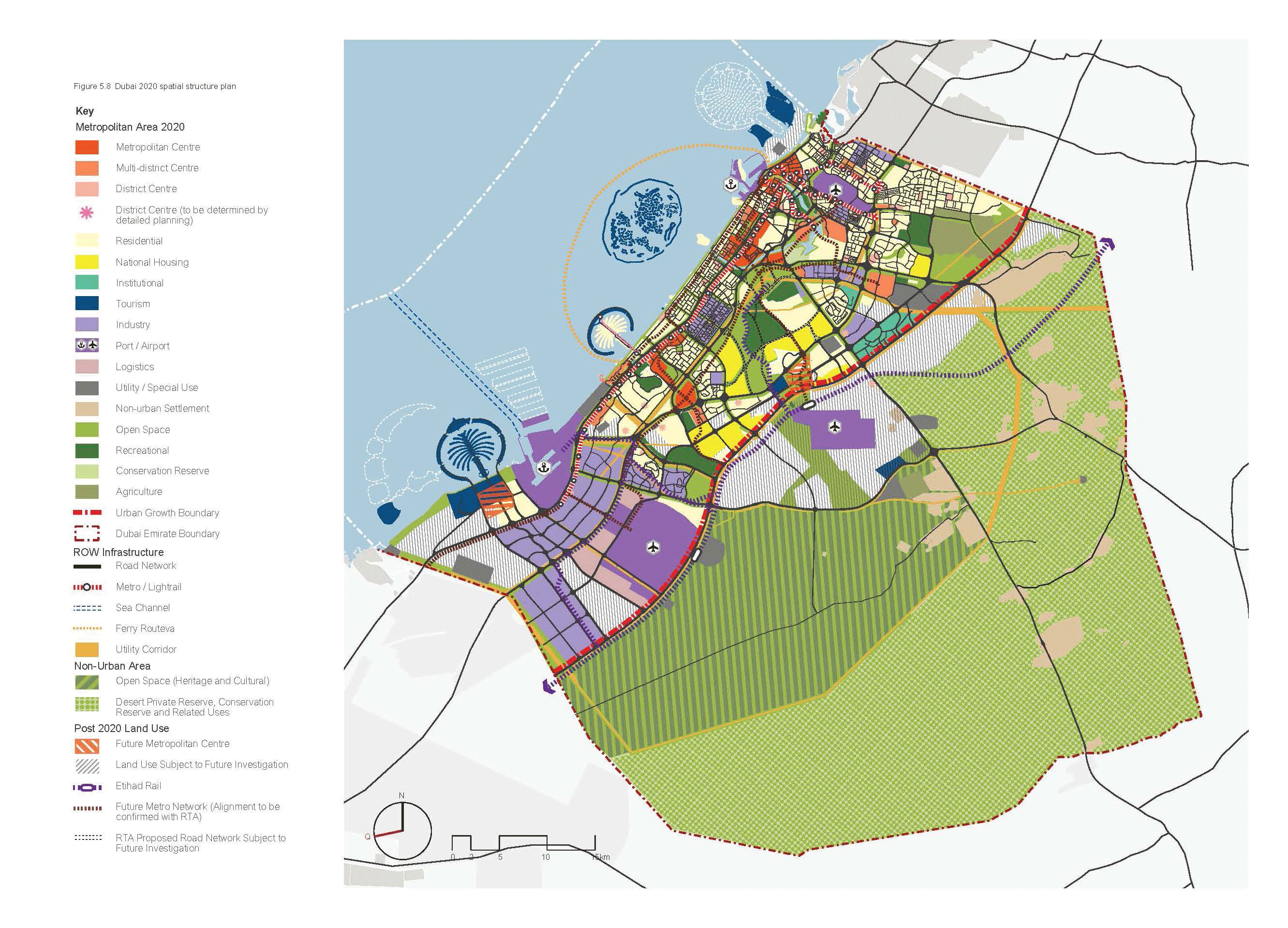 Dubai Land Use Map Master Planning | Fourie-Design