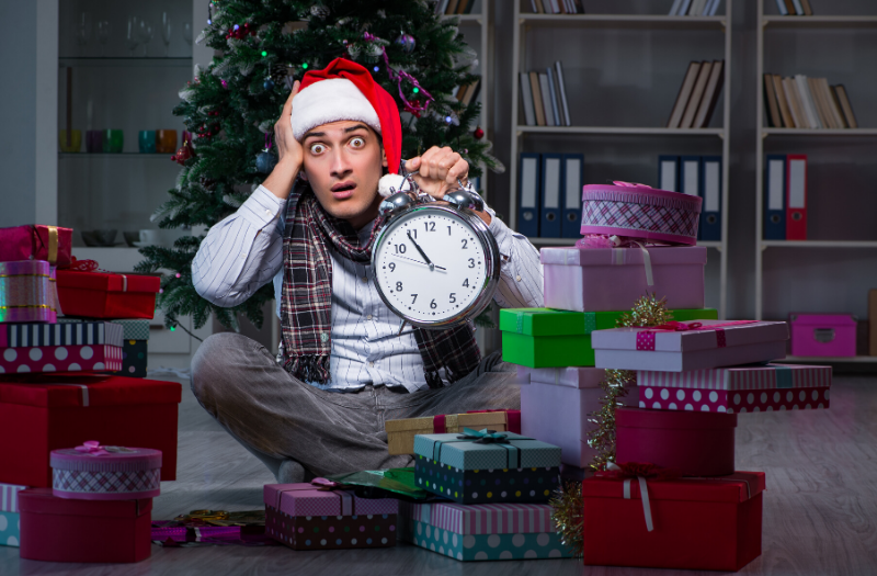 overwhelmed at the holidays