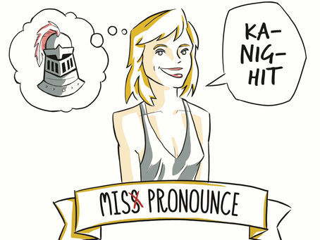 Did I hear that correctly? Clear confusion caused by Miss Pronounce.