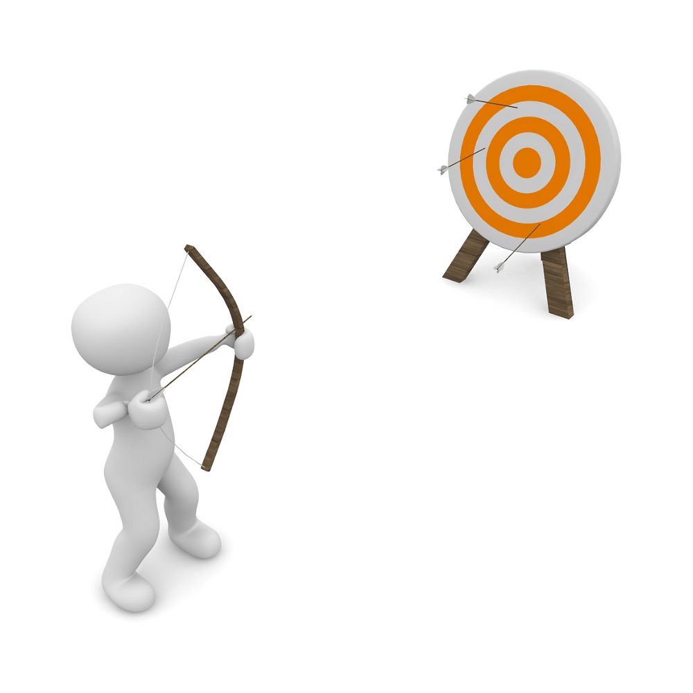 Taking aim at a target