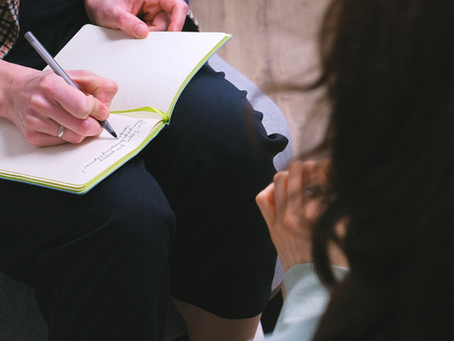 therapist and client