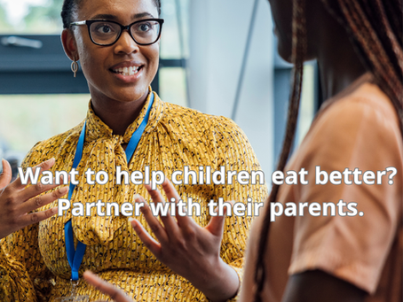 Teacher talking with a parent