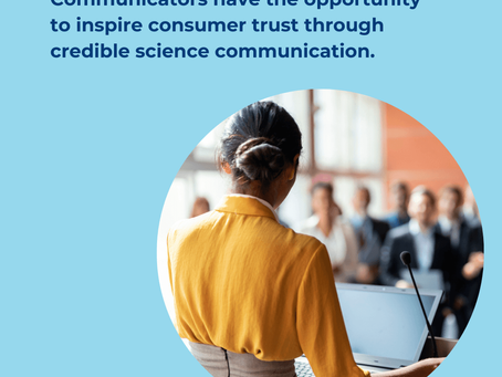 Do you communicate about food, nutrition, or science? Here's credible help.