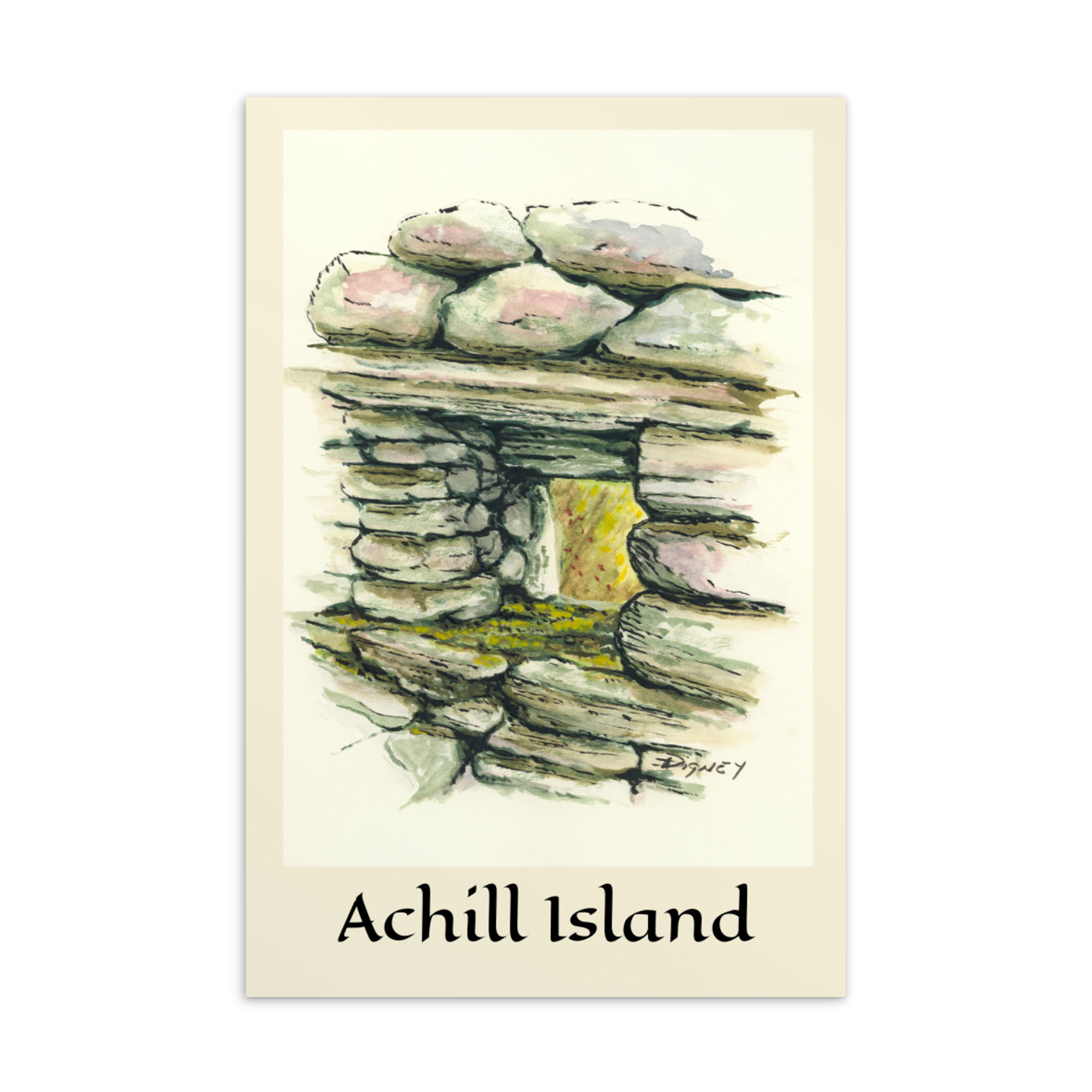 SMC - PC- ACHILL ISLAND - POSTCARD - 4X6(IN)
